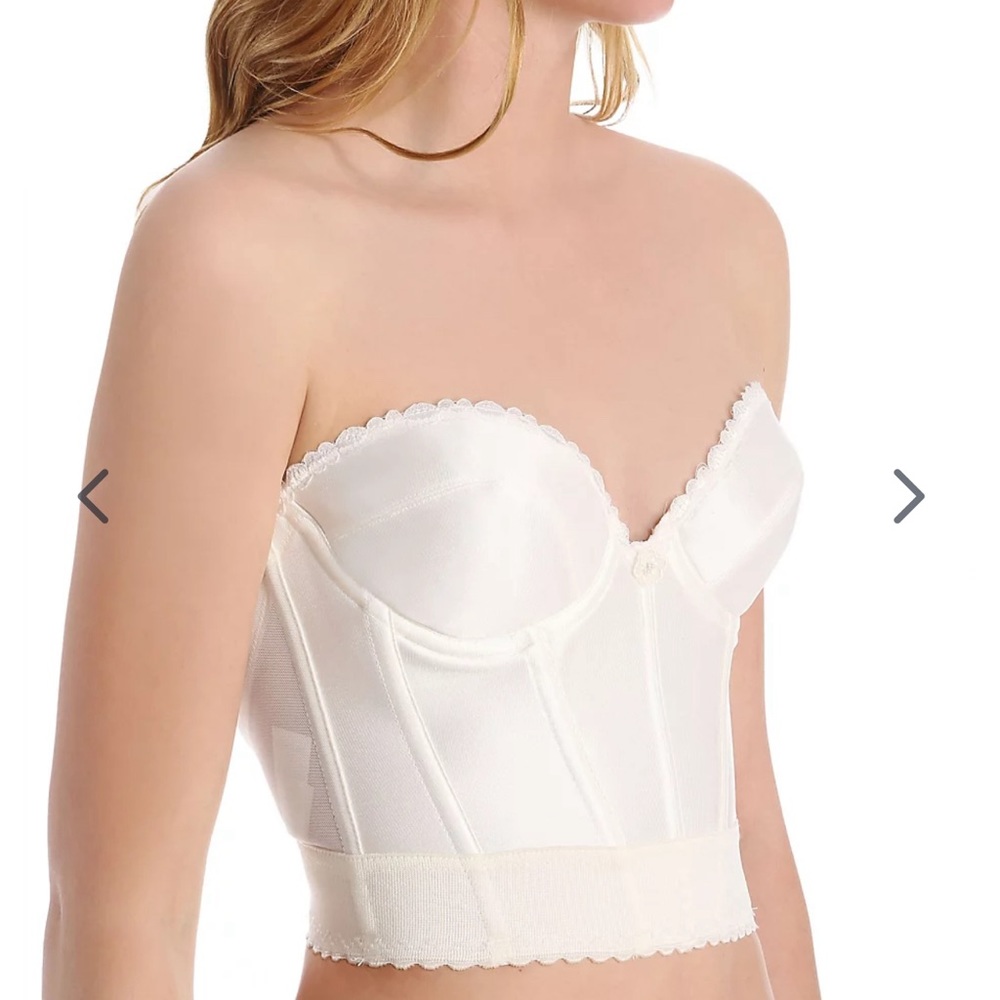 NWT Carnival bustier #203 White size 40B, 42B and 44B.